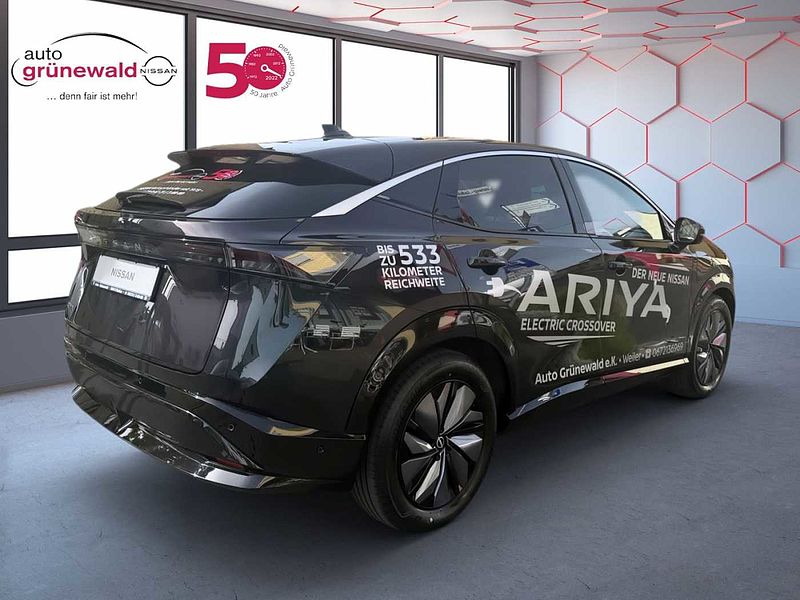 Nissan Ariya 87 kw ,Evolve Pack, Wartung, Auroragreen
